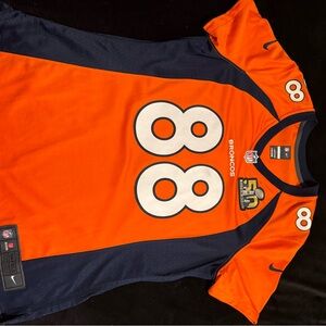 Demaryius Thomas Denver Broncos #88 Orange and Navy Nike Football Jersey
